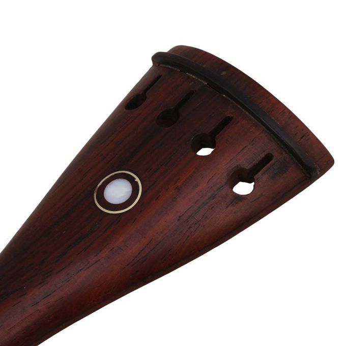 4 Sets Rose Wood 4/4 Violin Tuning Peg Endpins Chinrest Tailpiece