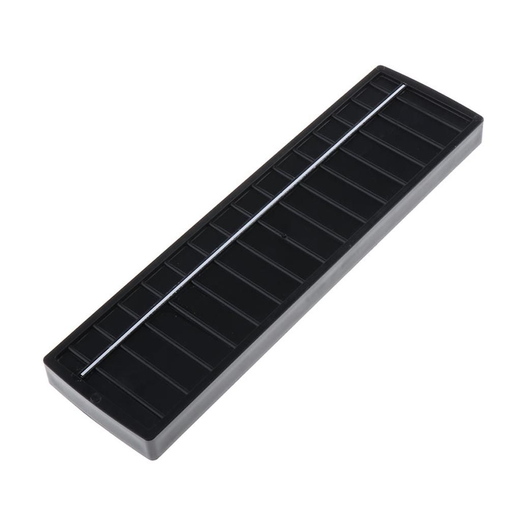 Chinese Plastic 15 Rods Abacus Soroban Blue Math Calculating Green