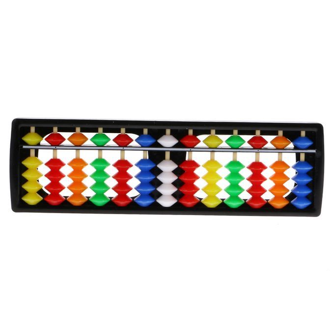 13 Rods Colorful Beads Abacus Soroban Calculating Tool Math 2