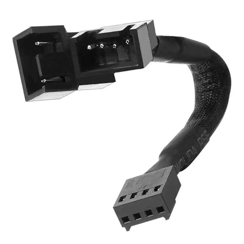 CB-Y4P 4Pin PWM Y Splitter Fan Cable 1x4pin to 2x4pin Expansion Cable Adapter PC Computer Accessories 110 mm ABS Adapter Cable