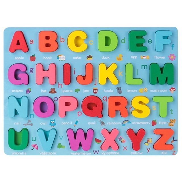 Wooden Alphabet Puzzle Uppercase