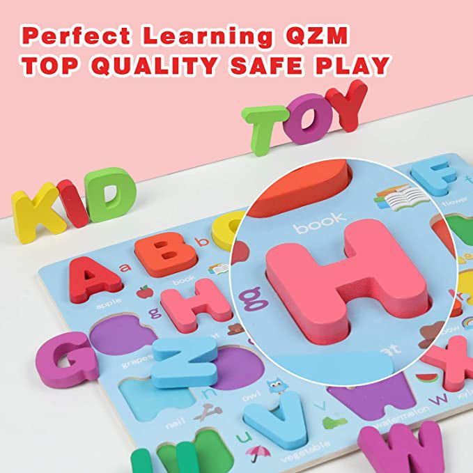 Wooden Alphabet Puzzle Uppercase