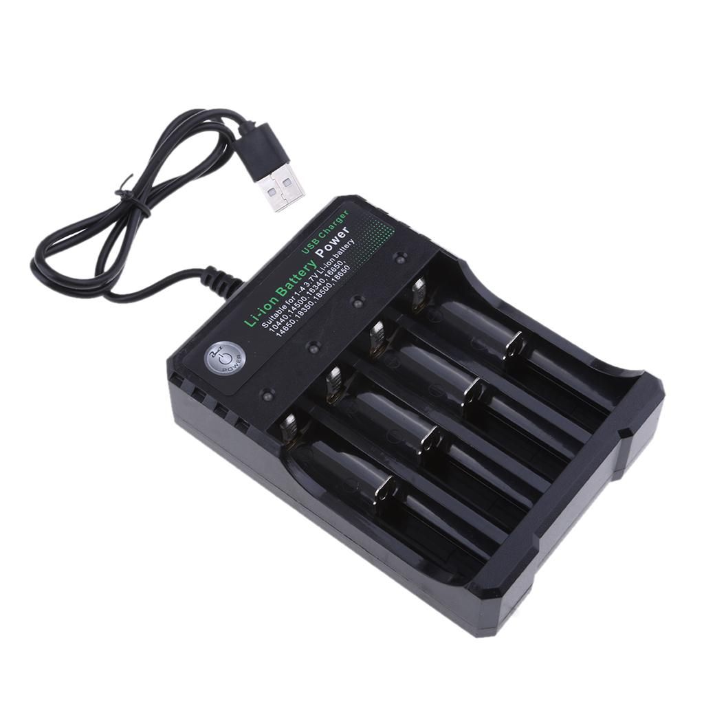 4   Slot   Li - On   Battery   Charger   For   18650   Rechargeable
