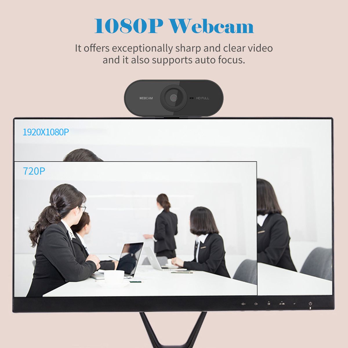 USB 1080P Web Camera With Microphone Desktop Laptop Webcam