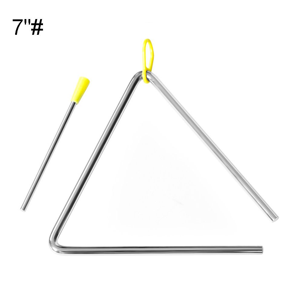 Children Triangle Steel Beating Percussion Musical Instrument Kids Education Toy