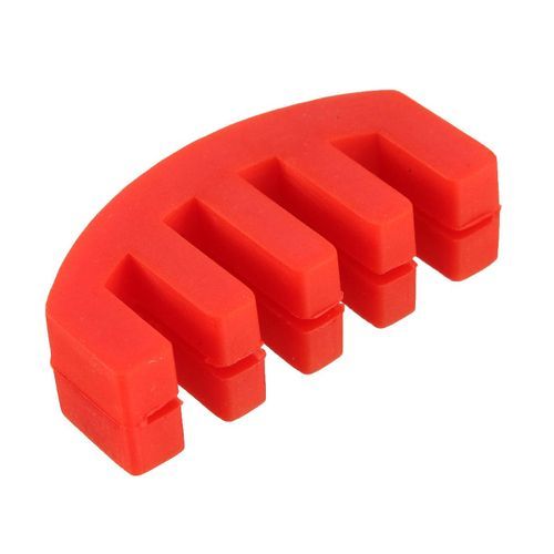 1pcs 5-Prong Mute Rubber Electric Acoustic Violin Fidd Gules