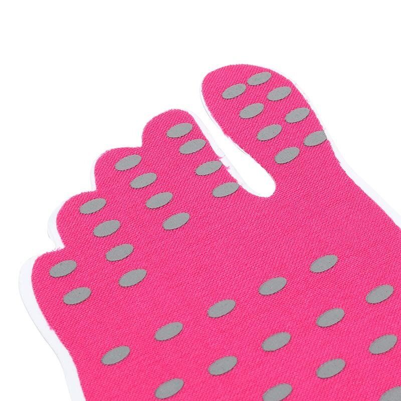 Beach Invisible Stick-Up Foot Insole Waterproof Protective Socks Pad Thermal Insulation S Pink