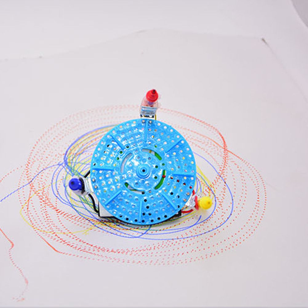 Kids DIY Doodle Robot Toy Children Experiment Science Project Educational Model