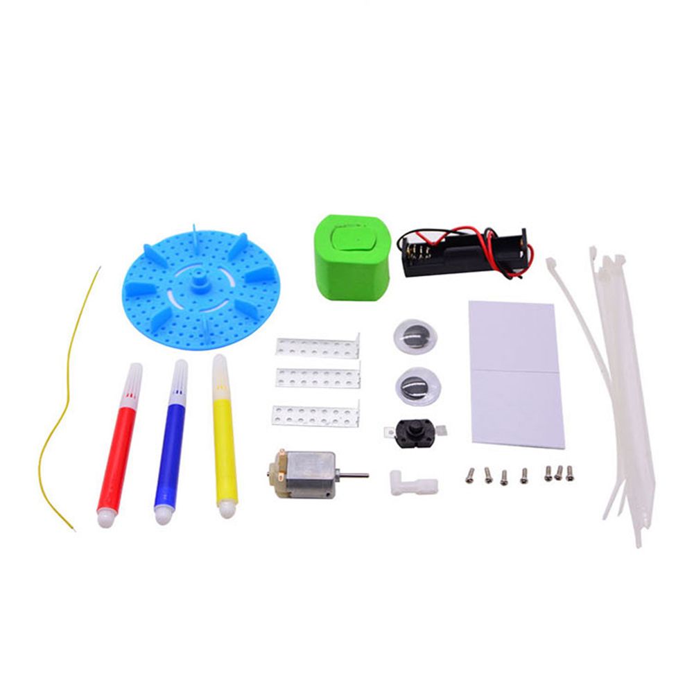 Kids DIY Doodle Robot Toy Children Experiment Science Project Educational Model