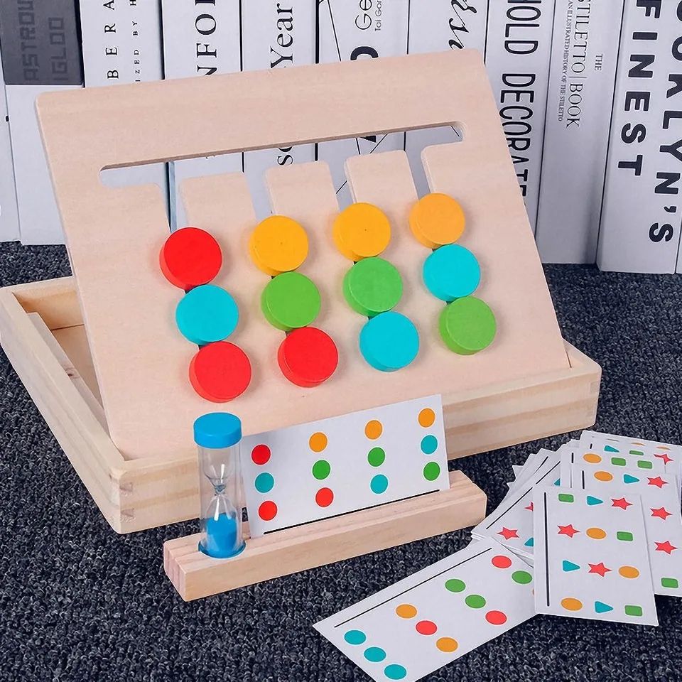 Wooden Colour And Shape Matching Maze Puzzle