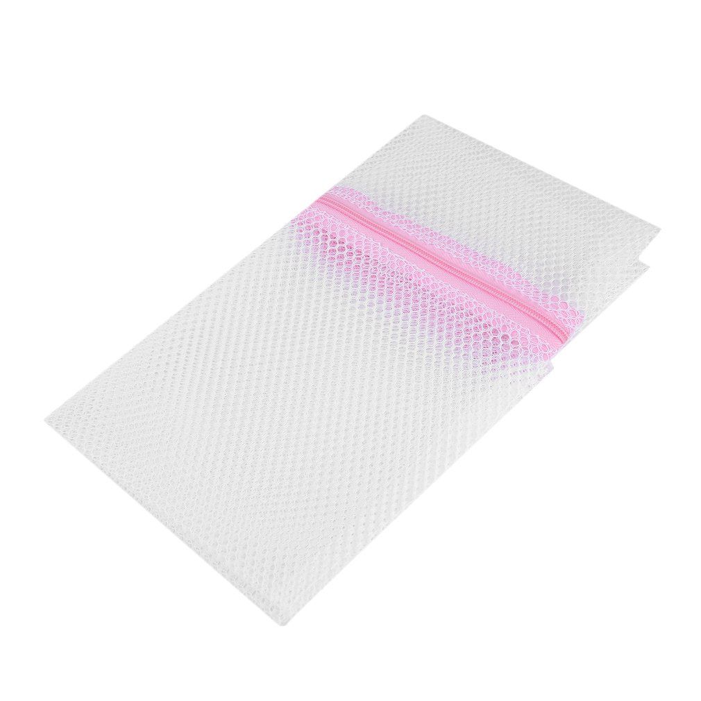 Nylon Mesh Fabric Zippered Mesh Laundry Wash Bags Protect