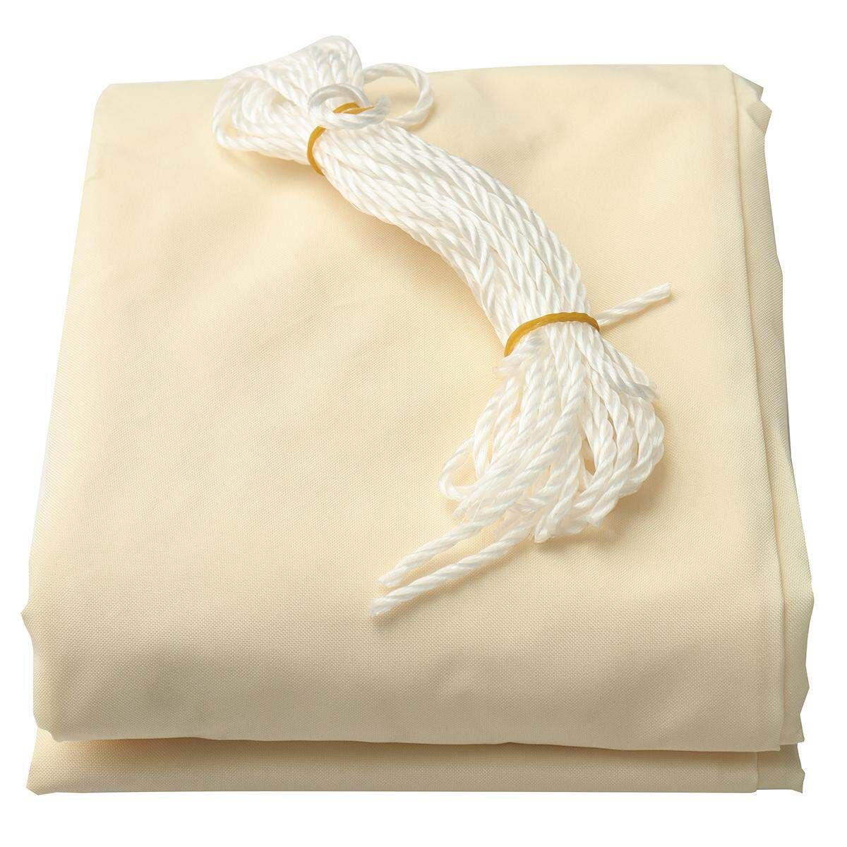 Light Beige Rectangle Square Extra Heavy Duty Shade Sail Sun Outdoor Rectangle 2.5x3 Milk White 300D