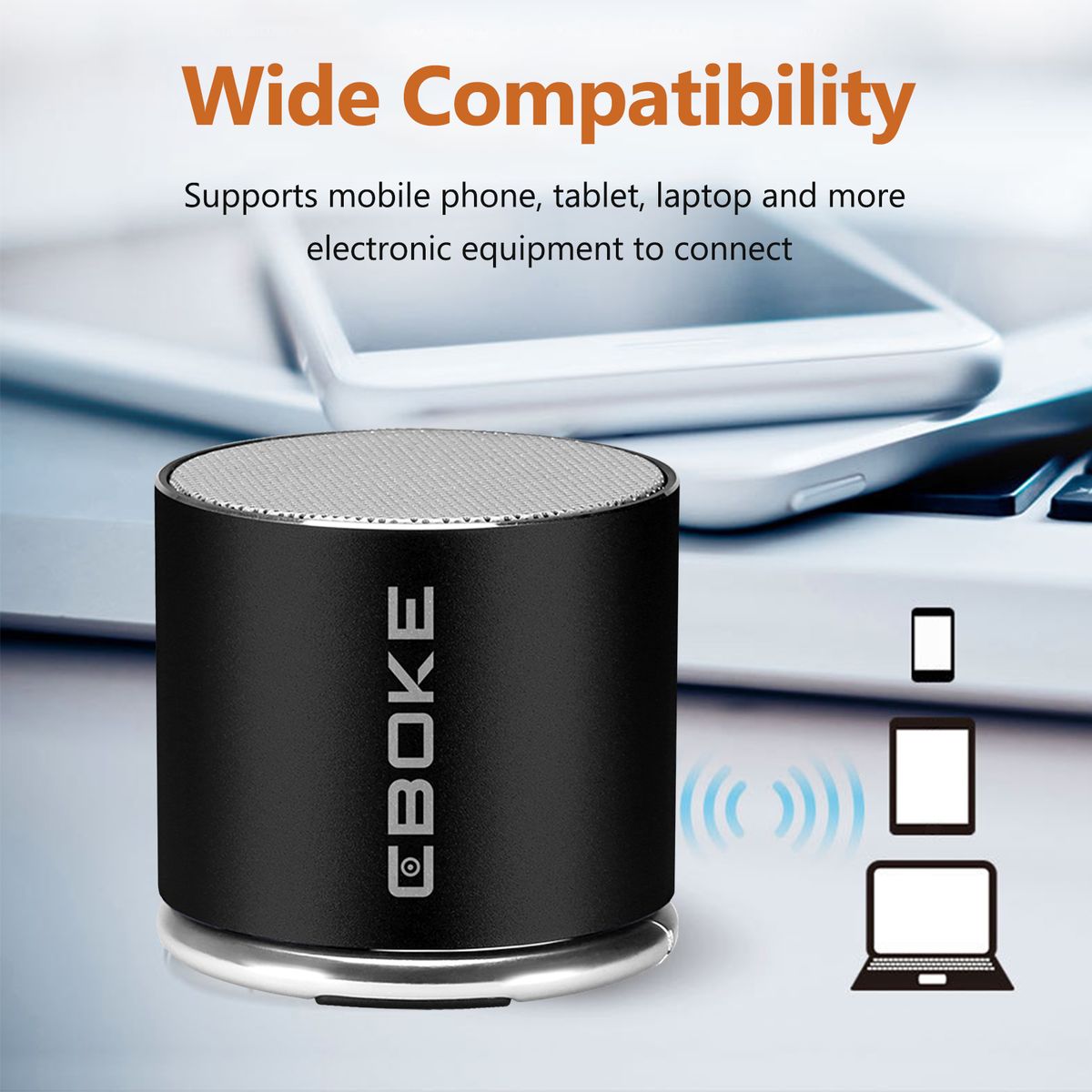 CBOKE BF-120 Mini Wireless BT Speaker Hanging Portable