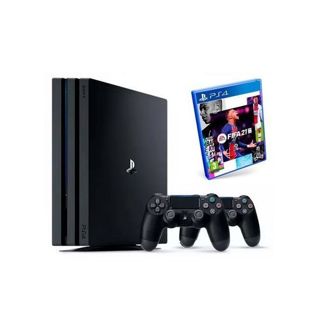 Sony 1TB Playstation4 Pro + 1 Extra Controler + Fifa21