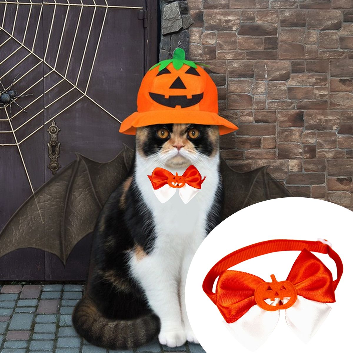 Pet Headdress Knitted Colorful Cosplay Pet Headgear I