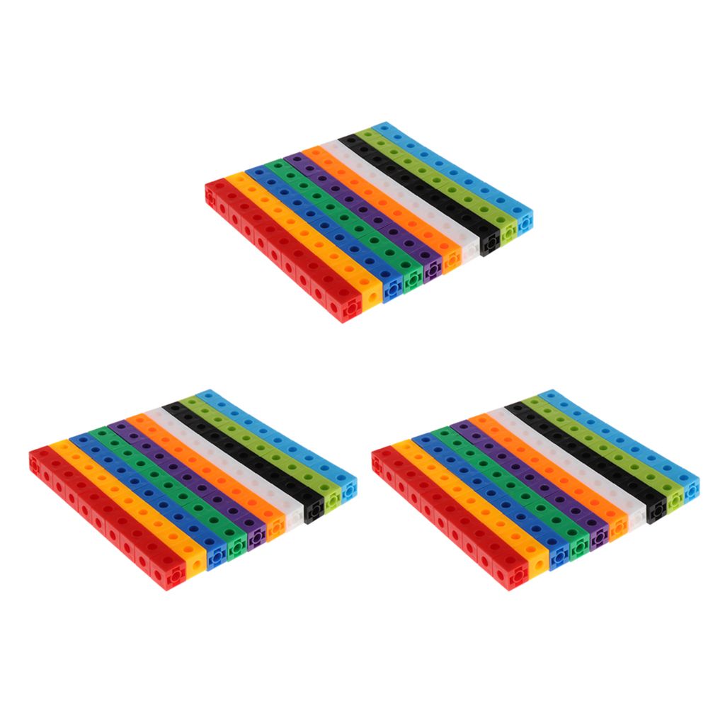 300x Linking Counting Cubes Snap Blocks Teaching Manipulative Math 10