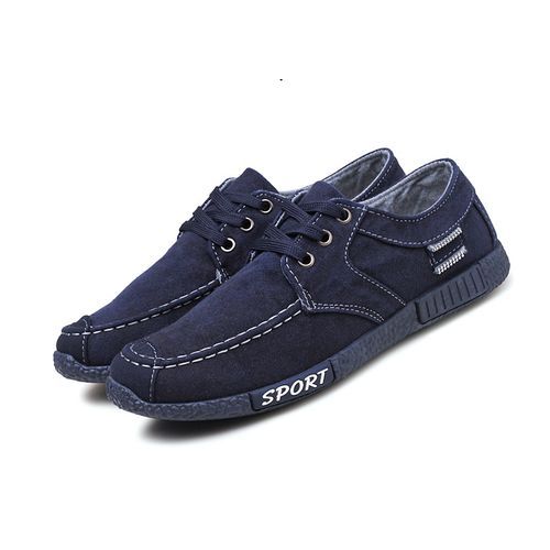 Men Canvas Shoes Breathable Outdoor Casual
