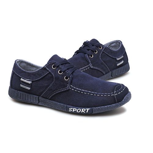Men Canvas Shoes Breathable Outdoor Casual