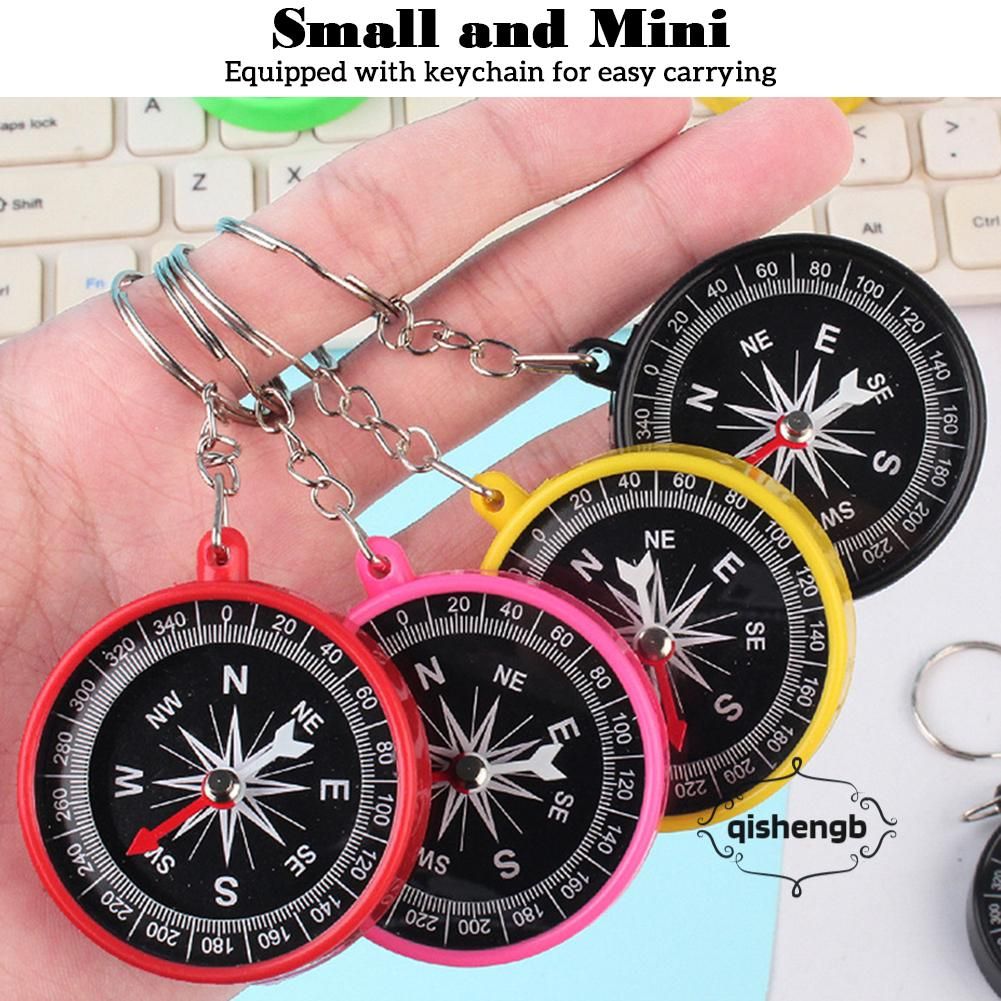 Children Mini Compasses Keychain Multifunctional