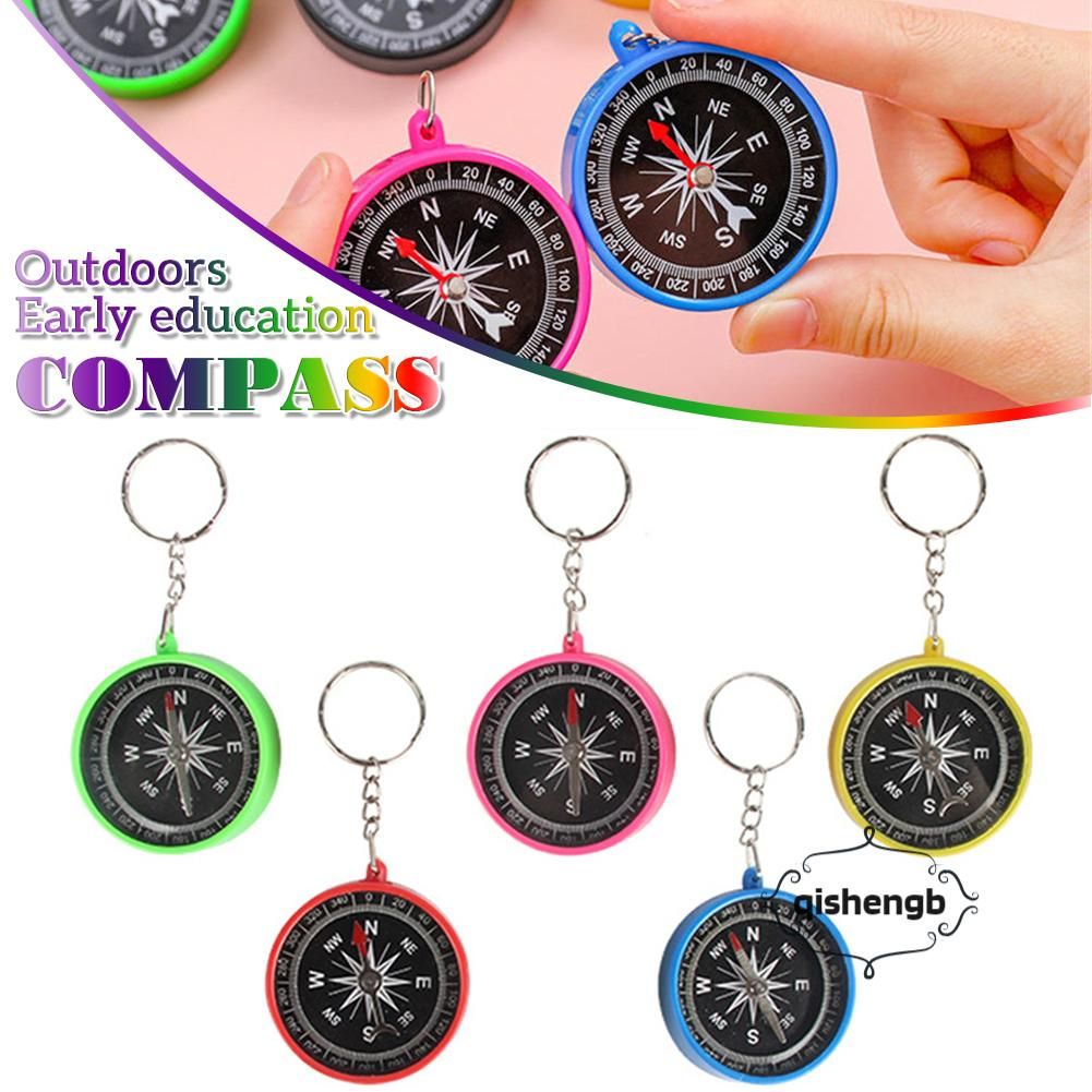 Children Mini Compasses Keychain Multifunctional