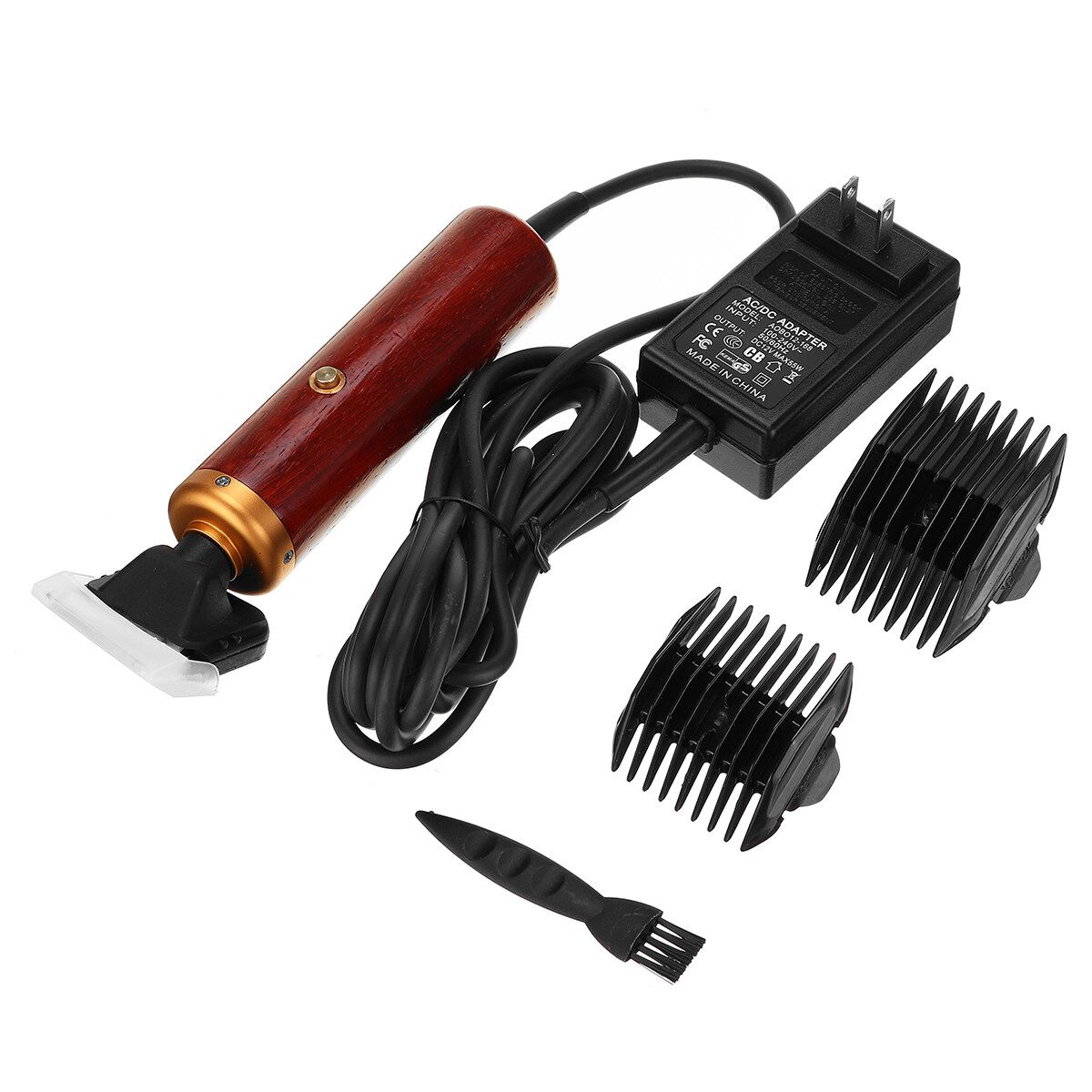 200W Electric Shearing Shear Clippers Shears Sheep Goat Animal Trimmer Farm Machine Clipper+2 X Limit Comb+ Brush+ Box US Plug110V