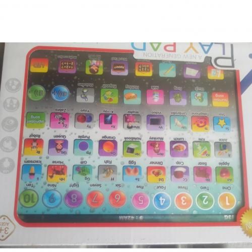 Kids Children Tablet Pad Electronic Preschool English Learning Numbers Letters Teach Toy