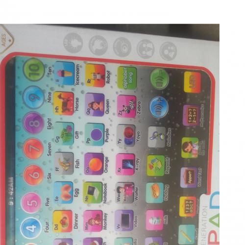 Kids Children Tablet Pad Electronic Preschool English Learning Numbers Letters Teach Toy