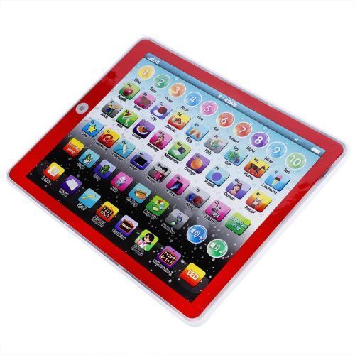 Kids Children Tablet Pad Electronic Preschool English Learning Numbers Letters Teach Toy