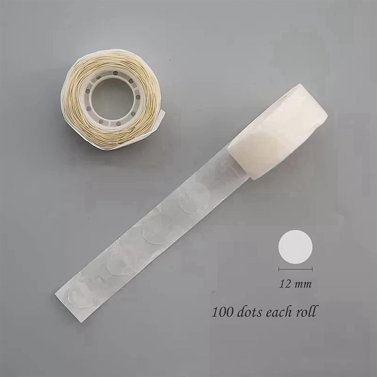 4 Rolls Glue Point Balloon Glue Removable Adhesive Dots Double Sided Dots of Glue Tape for Balloons for Party Decoration