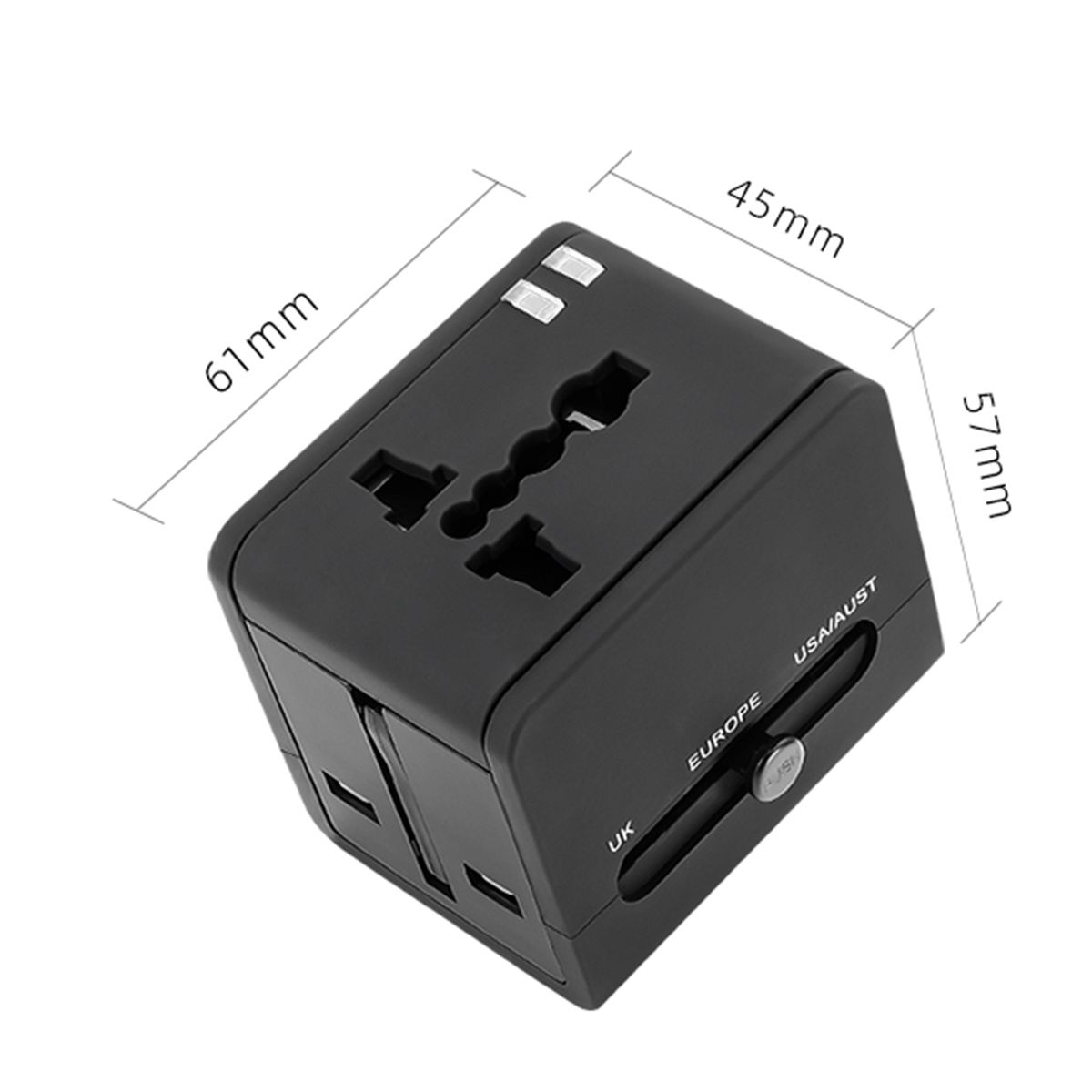 Universal Worldwide Phone Charger Travel Wall AC  Plug