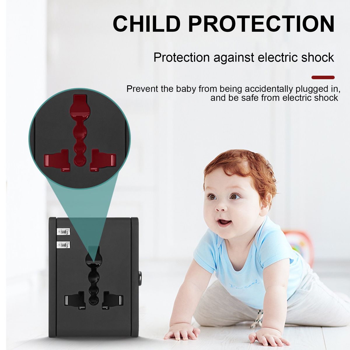 Universal Worldwide Phone Charger Travel Wall AC  Plug