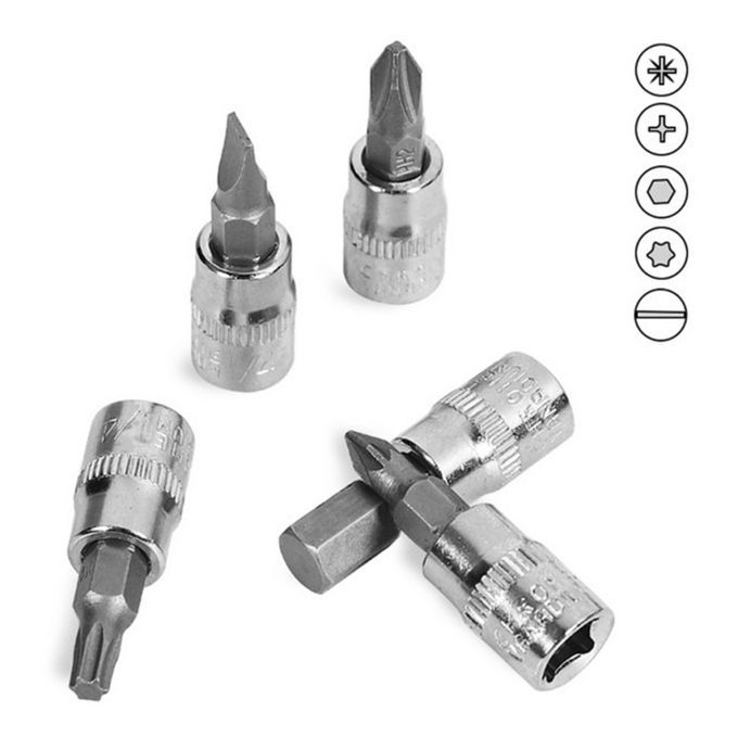 High Quality CRV Socket Wrench Tool Set For Home & Auto Repair 46 Pieces (1/4")