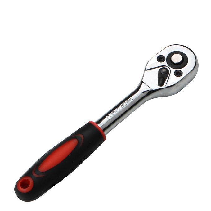 High Quality CRV Socket Wrench Tool Set For Home & Auto Repair 46 Pieces (1/4")