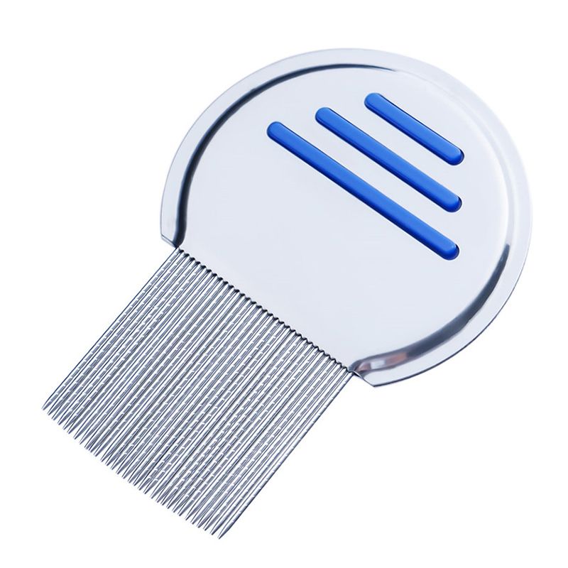 Stainless Steel Metal Teeth Head Lice Comb Remove Nits,