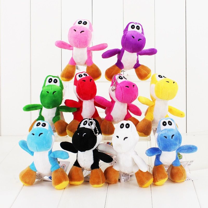 10Styles 12cm Super Mario Yoshi Plush Toy Stuffed Soft