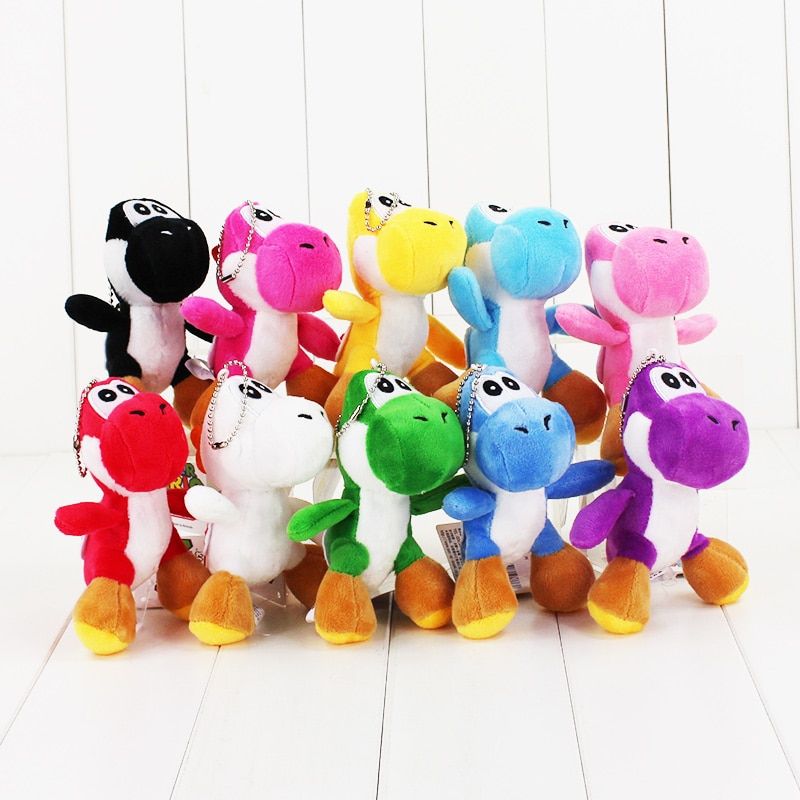 10Styles 12cm Super Mario Yoshi Plush Toy Stuffed Soft