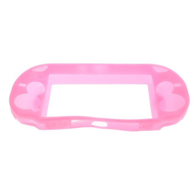 Silicone Skin Case Cover For Sony  PS Vita PSV Game Pink