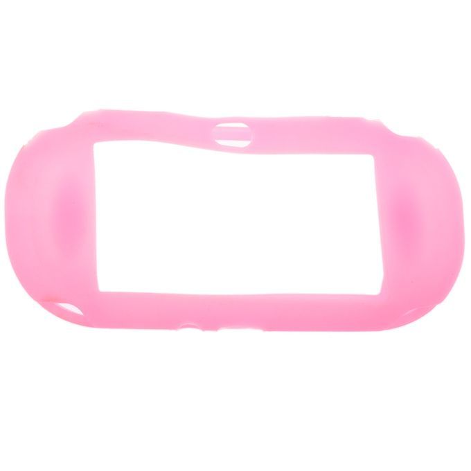 Silicone Skin Case Cover For Sony  PS Vita PSV Game Pink