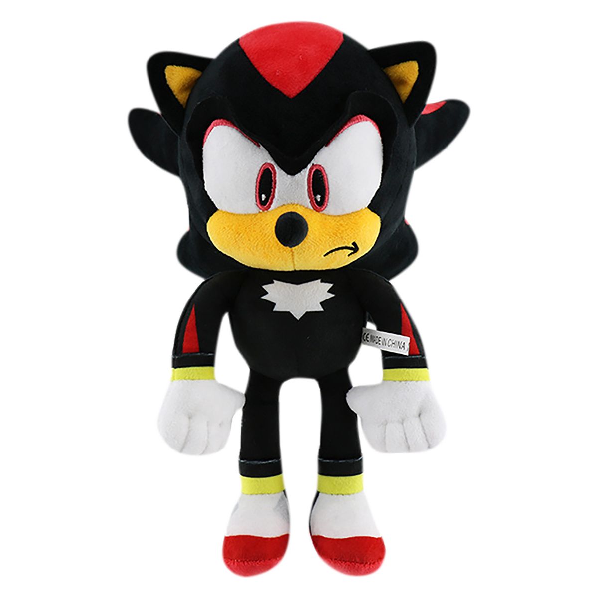 30cm Sonic Anime Game Plush Soft Toys Black Shadow Amy Rose Knuckles Tails Cartoon Toy Soft Stuffed Plush Dolls Gift For Kids(#Light Yellow)