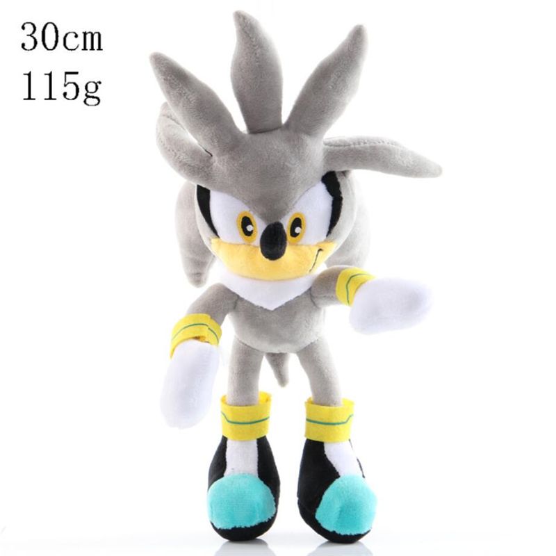 Super The Hedgehog Plush Soft Toys Shadow Amy Rose Knuckles Tails Plush Toys Soft Stuffed Peluche Dolls Gift For Kids'(#25cm Hongse)