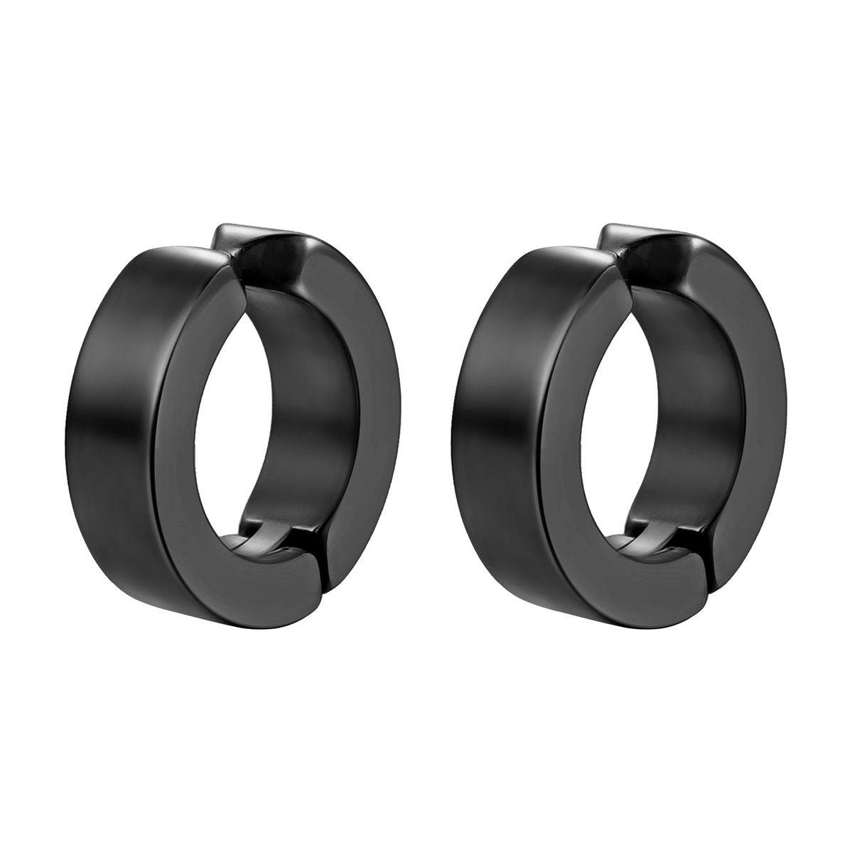 6 Pcs Classy Silver Gold Black Stainless Steel  Ear Clips