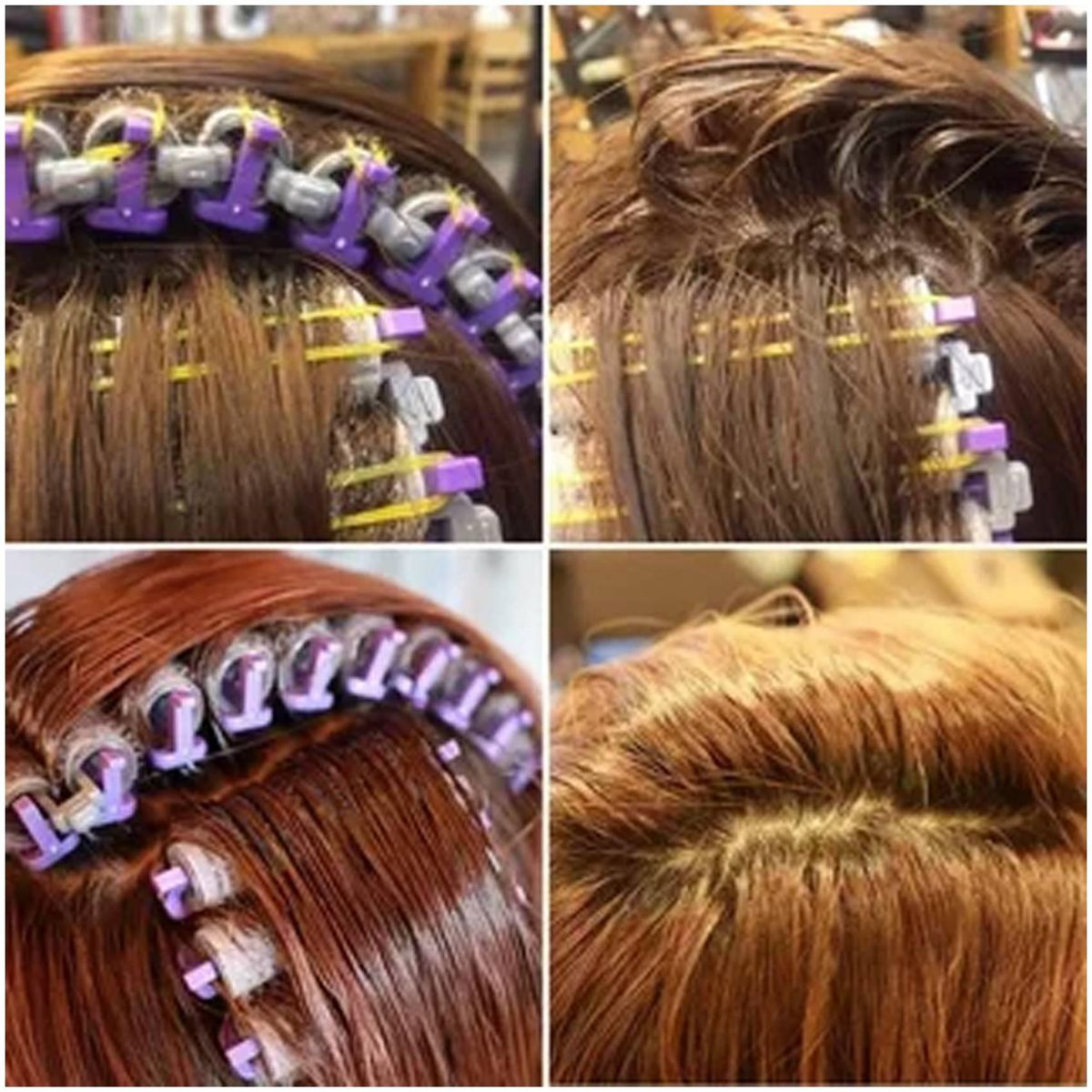 Big Size 24Pcs/Set Salon Nylon Hook & Loop Hair Rollers Set