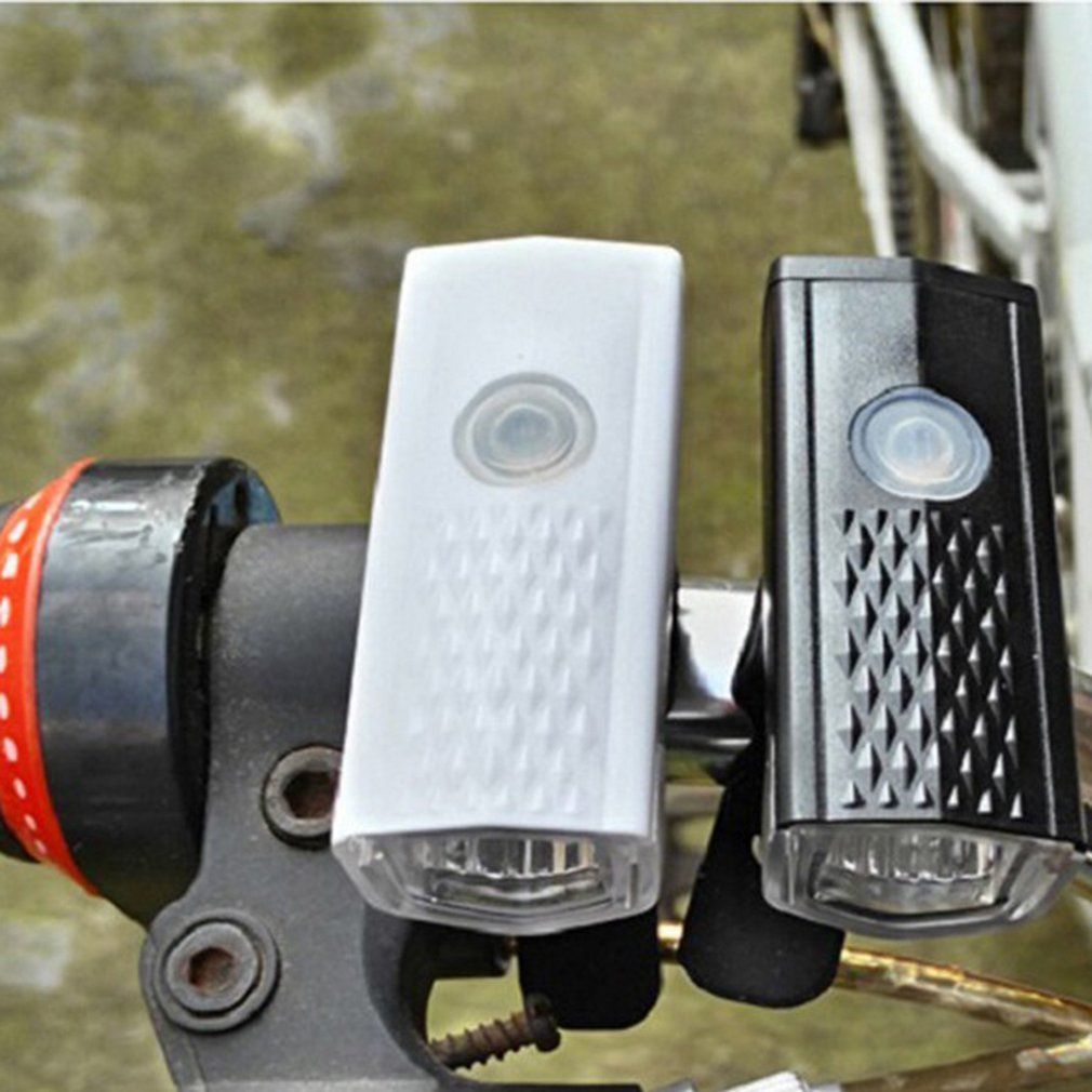 Bicycle Front Light Bell Cycling Horn Rechargeable Electric Led USB Charge Mountain Bike Road Handle Handlebar Black