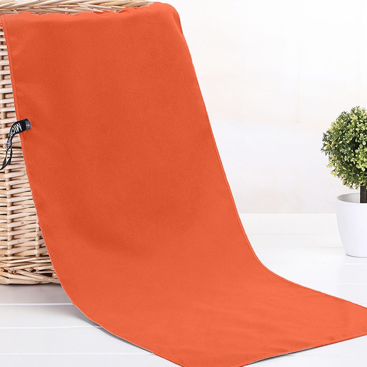 Running Towel Soft Lightweight Gym Swimming Towel Orange