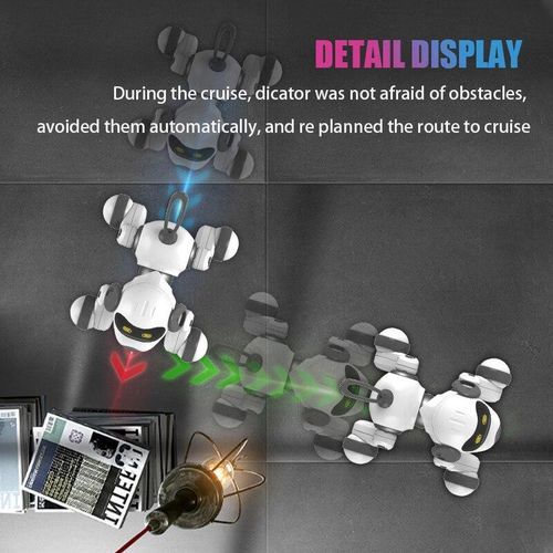 Funny RC Robot Electronic Dog Stunt Dog Voice Command Programmable Touch-sense Music Song Robot Dog For Children's Toys