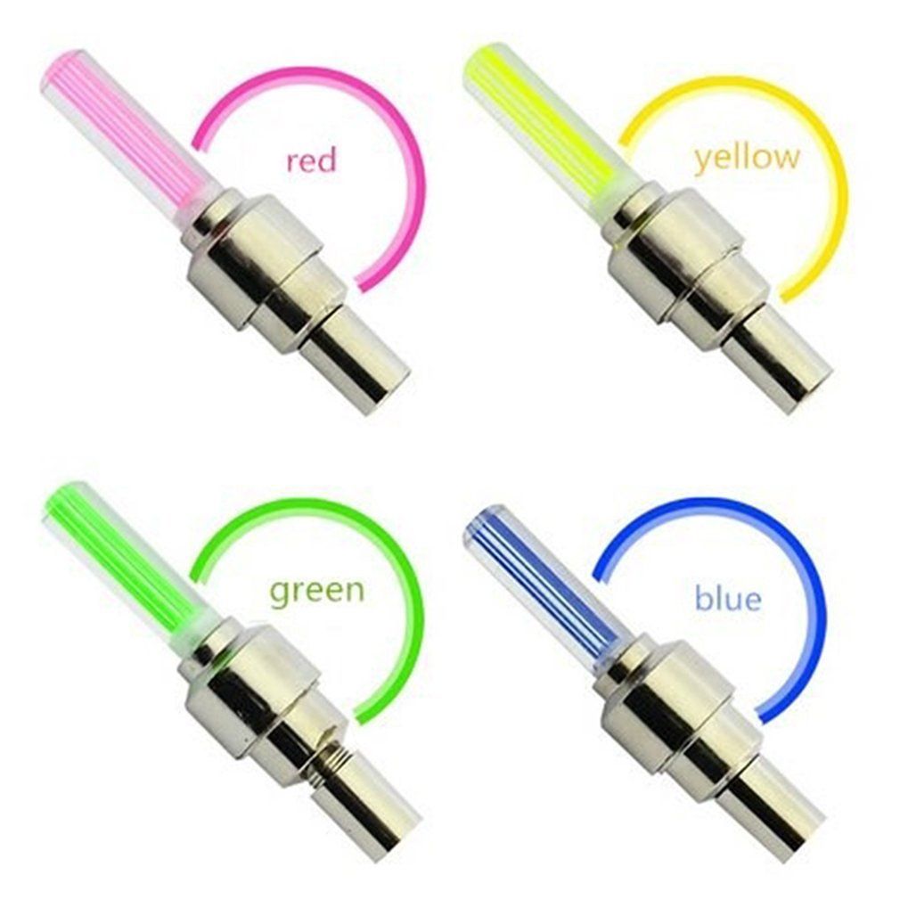 Glow Stick Type Bicycle Valve Light Valve Core Light Hot Wheels Wheel Light Riding Equipment Accessories