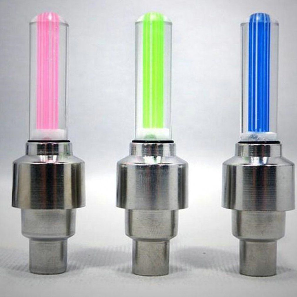 Glow Stick Type Bicycle Valve Light Valve Core Light Hot Wheels Wheel Light Riding Equipment Accessories