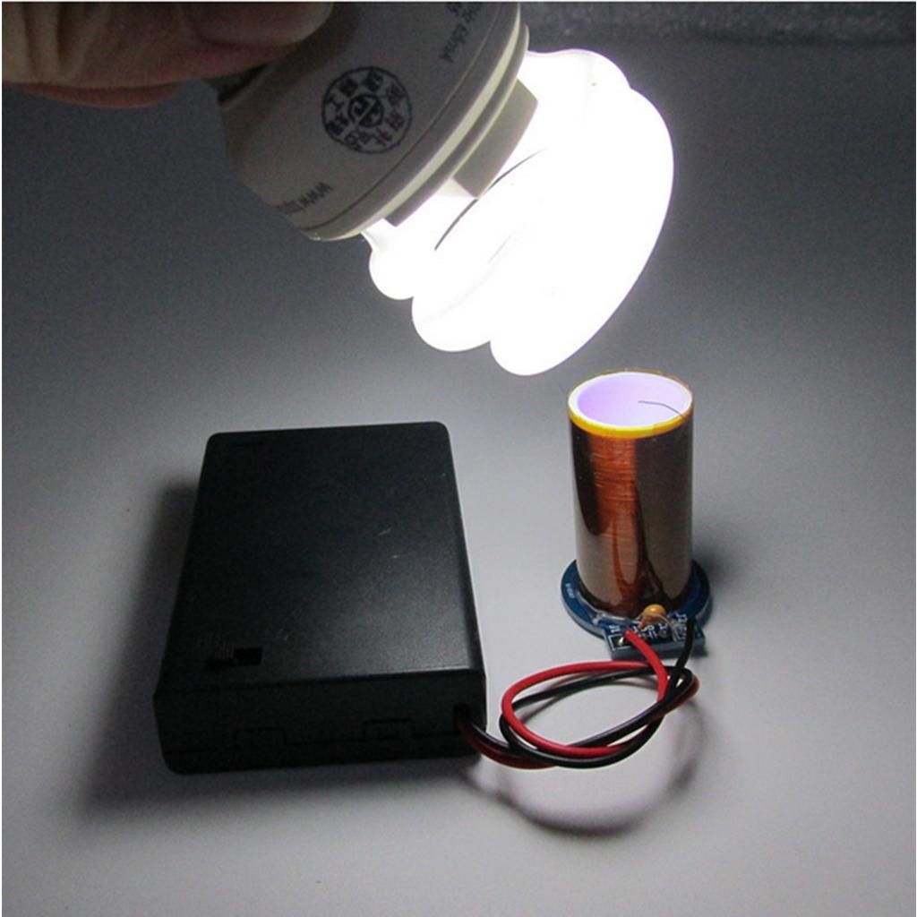 Mini SSTC Tesla Coil DIY Kits Wireless Transmission Light