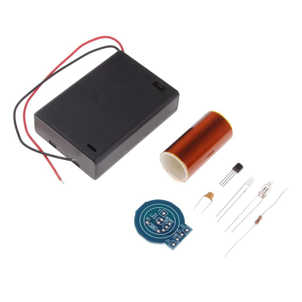 Mini SSTC Tesla Coil DIY Kits Wireless Transmission Light