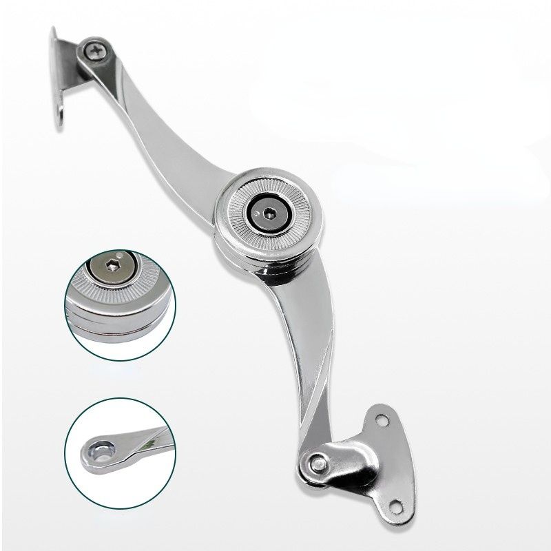 Support Furniture Hardware  Hydraulic Ly Stop Hinges Kitchen Cabinet Door Adjustable  Hinge Furniture Lift Up Flap Stay